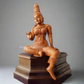 Sandalwood scupture of Devi Uma as Bhogashakti