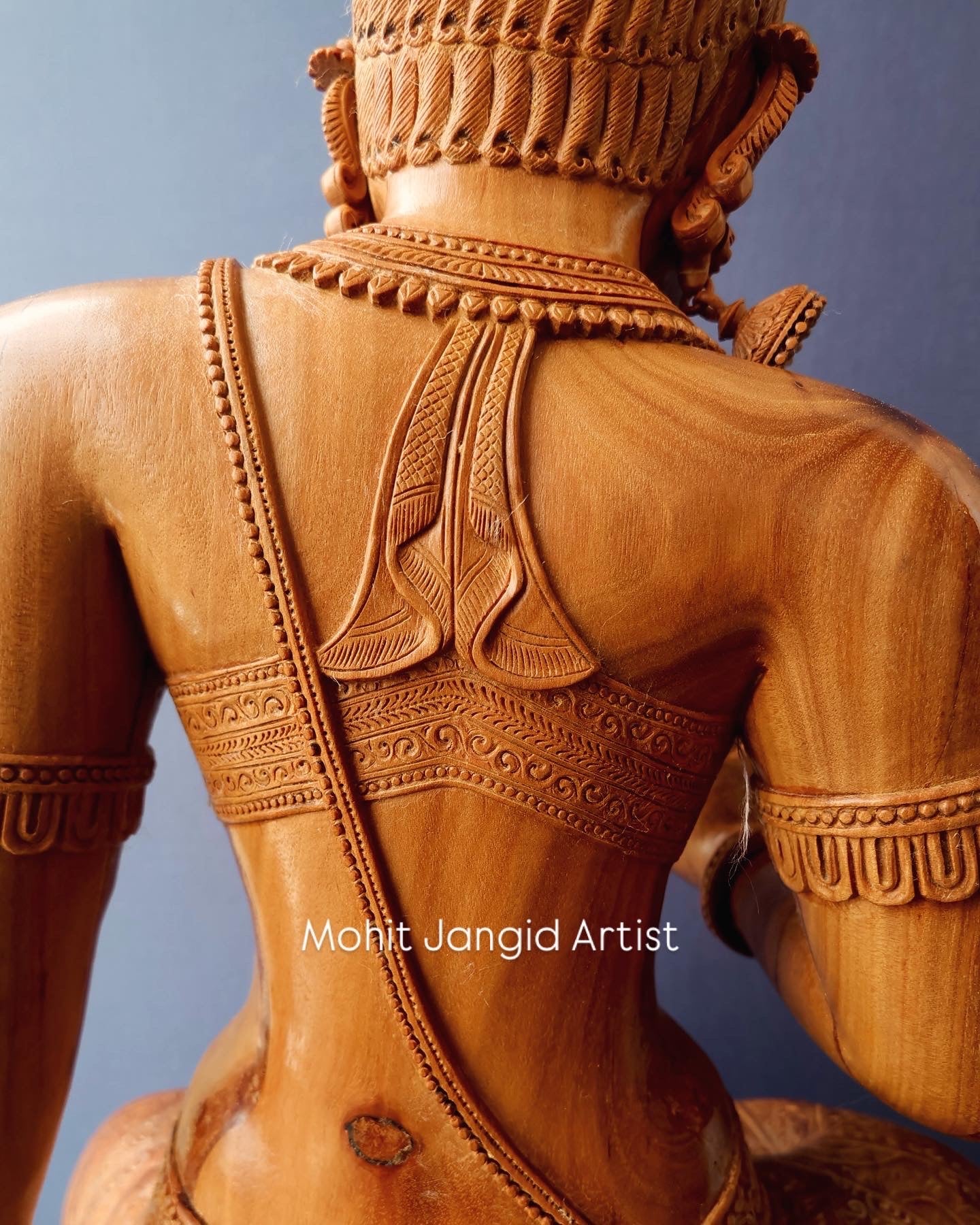 Sandalwood scupture of Devi Uma as Bhogashakti