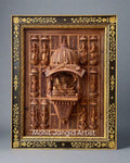 Sandalwood Hand Carved Lord Vishnu Dashavatar JHAROKHA