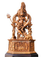 Sandalwood Carved Dancing Shiva Statue