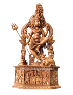 Sandalwood Carved Dancing Shiva Statue