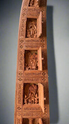 Sandalwood Carving Maharana Pratap Talwar Sword
