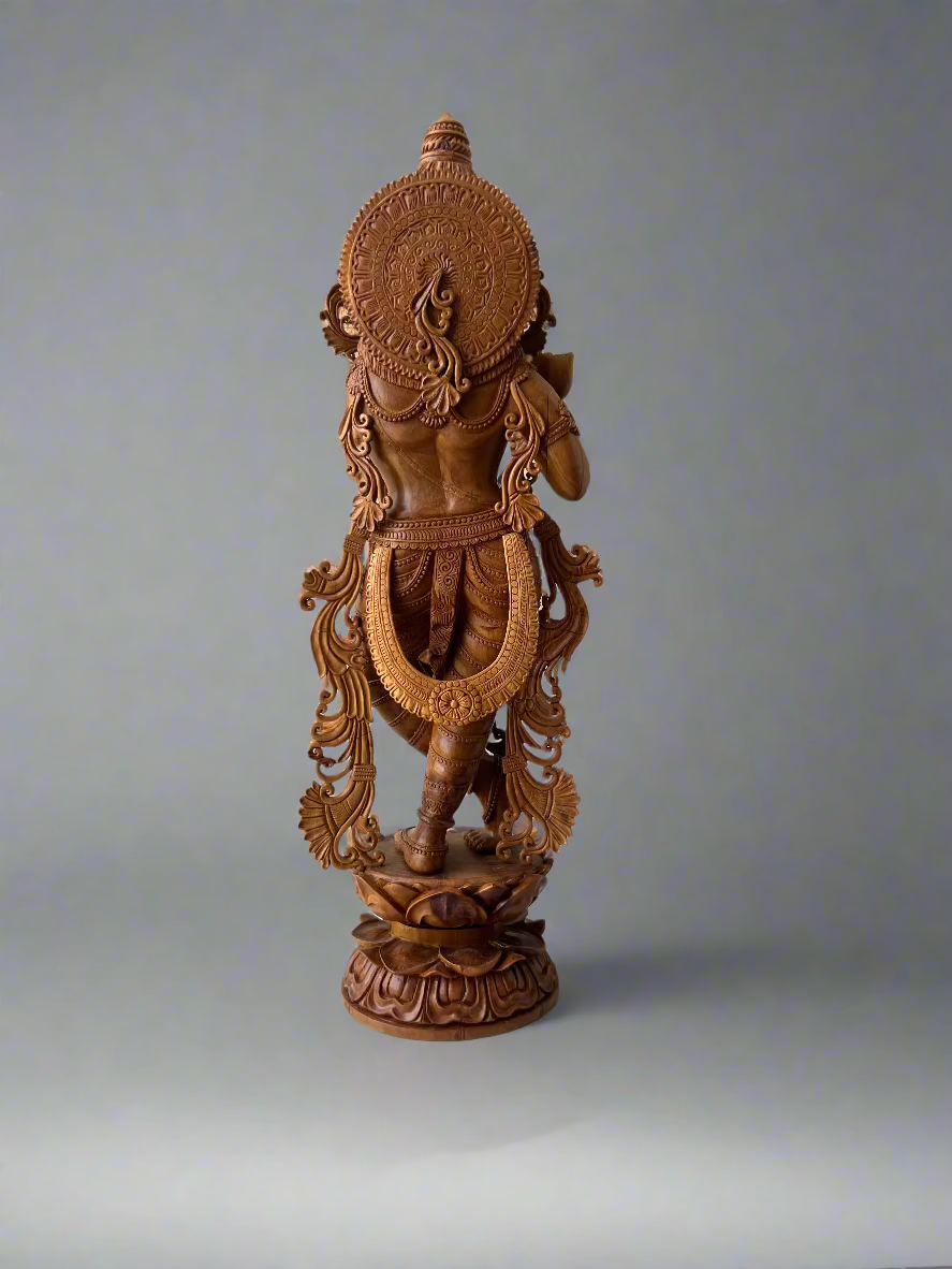 Sandalwood Venugopal – Lord Krishna Playing Flute 15"