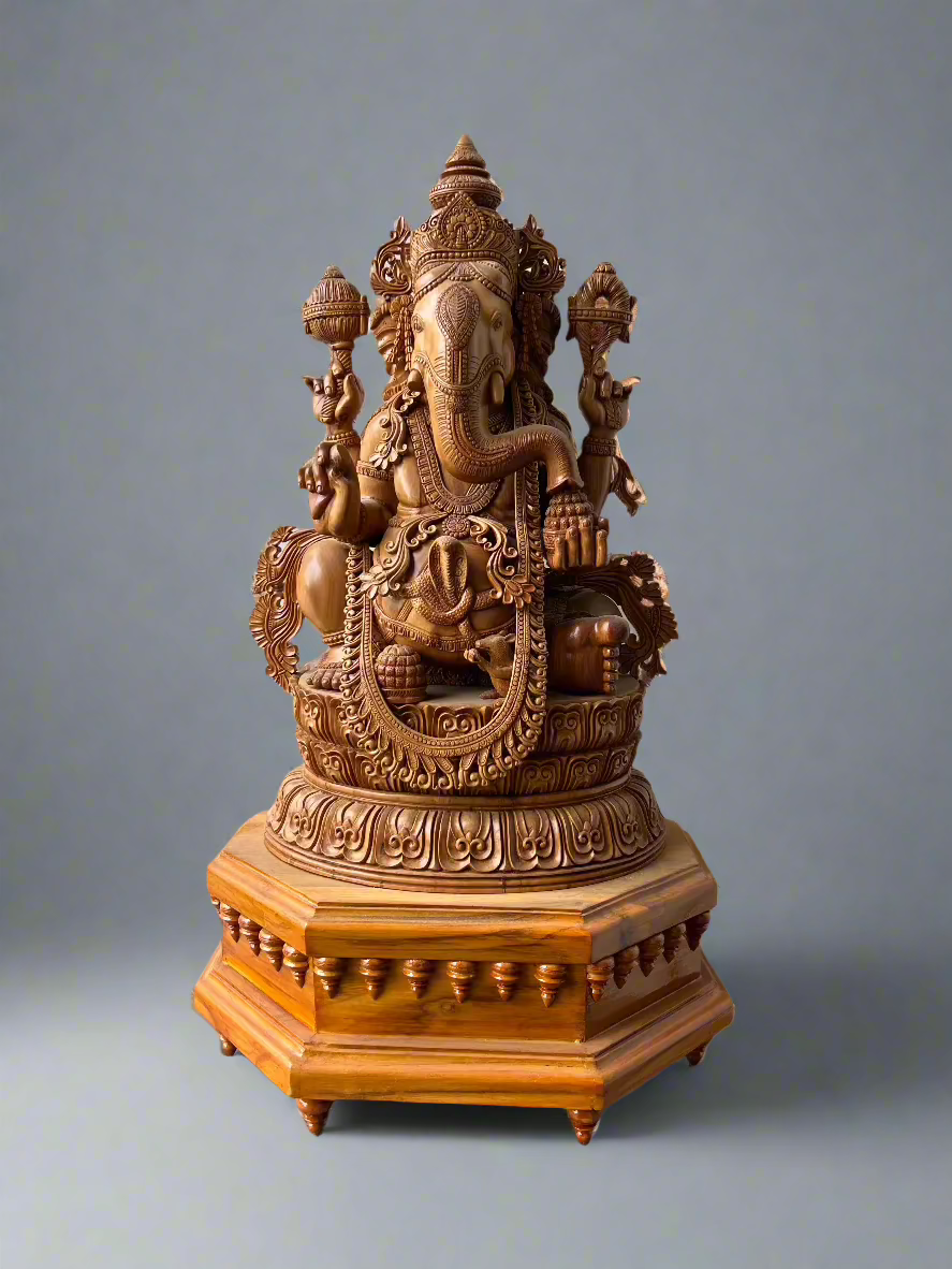 Sandalwood Large Ganesha Masterpiece