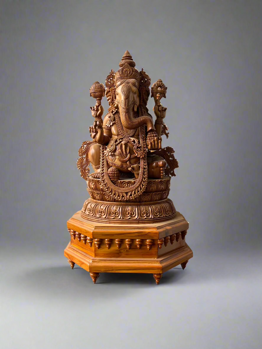 Sandalwood Large Ganesha Masterpiece