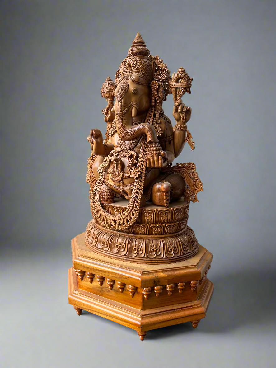 Sandalwood Large Ganesha Masterpiece