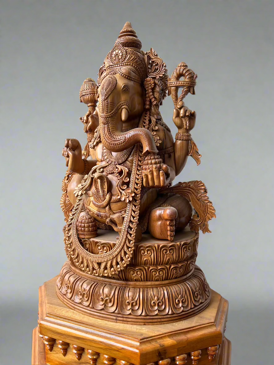 Sandalwood Large Ganesha Masterpiece