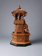 Sandalwood Fine Carved Royal Elephant Ambabari