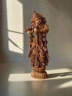 2.5 ft Sandalwood Large Krishna Statue