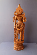 Sandalwood Carved Parwati Statue