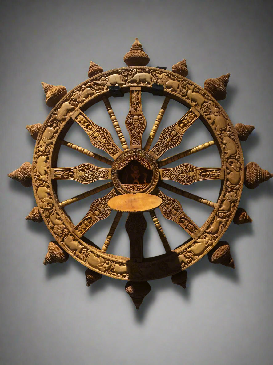 Sandalwood Dharam CHAKRA Rare Wall Hanging Artwork