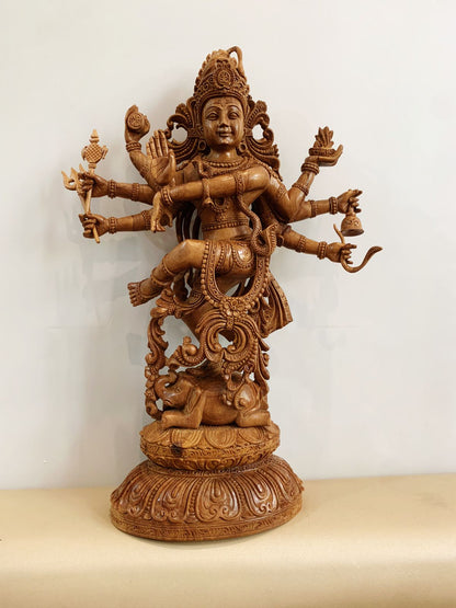 Sandalwood Dancing Shiva 15" inch