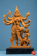 sandalwood sculpture of Durga Statue